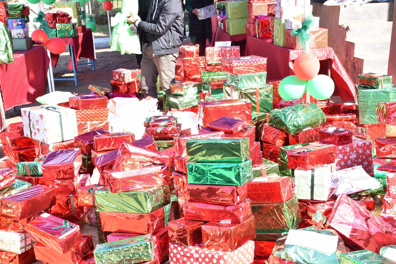 Christmas shoebox outreach programme Reach Shillong Ministries